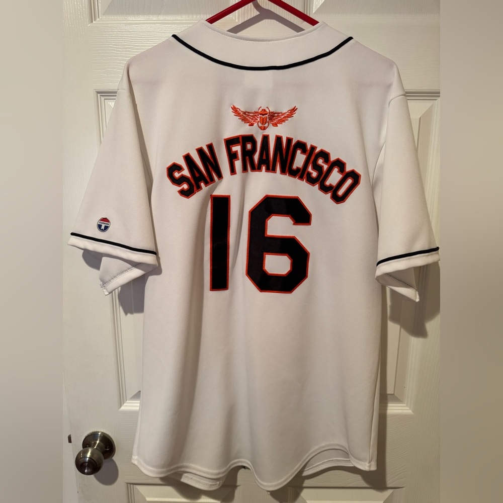 San Francisco Giants Baseball Jersey with Black Trim from 2016 Journey concert